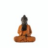 Buda meditando con vestimenta naranja