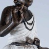 Figura Buda bendiciendo color blanco