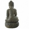 Figura de buda meditando acabado piedra