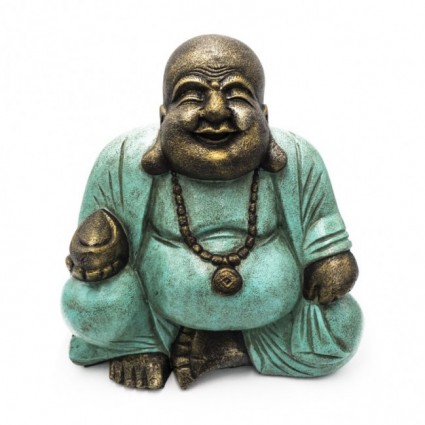 Buda de la suerte en color verde