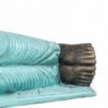 Buda recostado de color verde