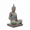 Estatua buda meditando en color verde